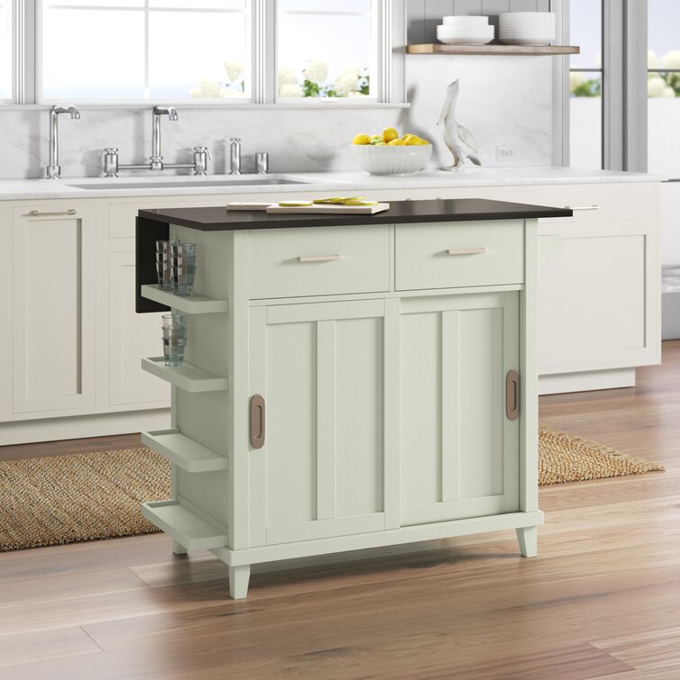 Stand alone outlet kitchen bench